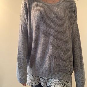 Urban outfitters lace sweater